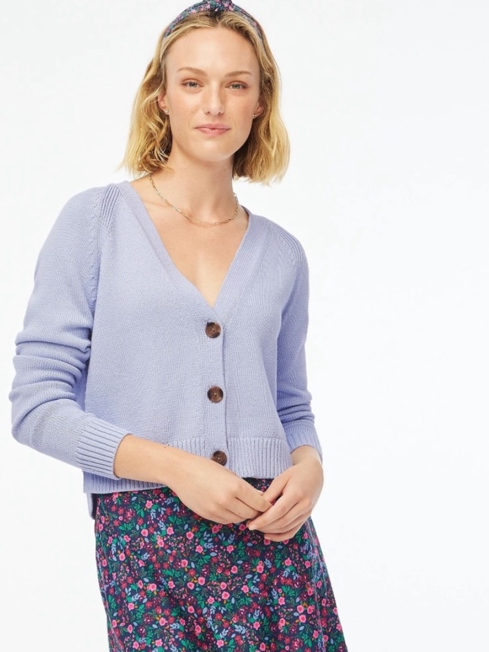 NWT J.Crew Cotton-blend V-neck
Cardigan Sweater - Size Small